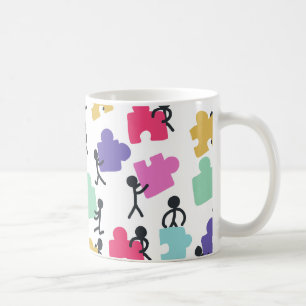autistic people coffee mug