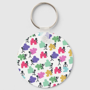 autistic people keychain