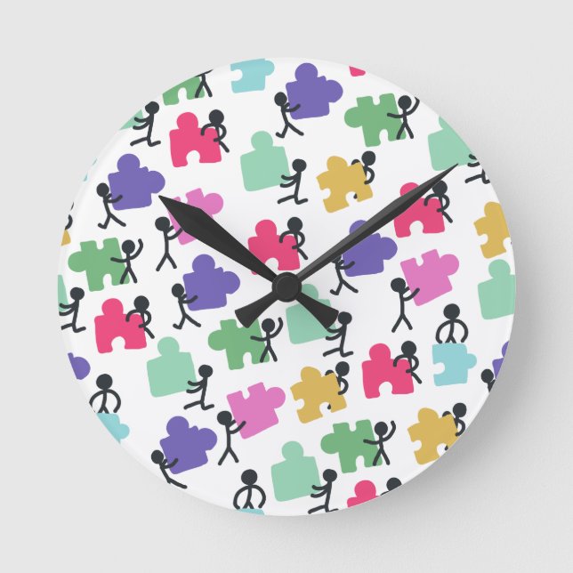 autistic people round clock (Front)