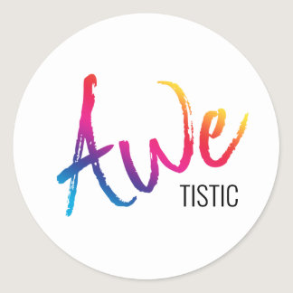 Autistic Pride Autism Awareness Awetistic Spectrum Classic Round Sticker