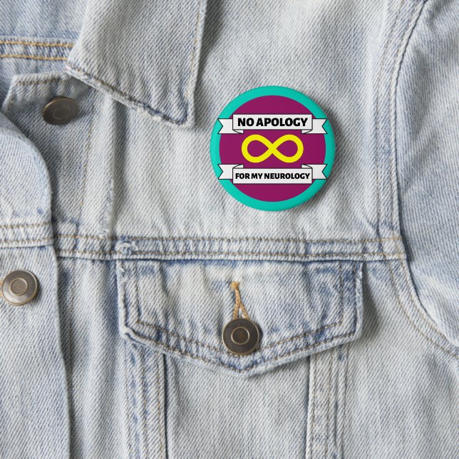 Autistic Pride Button (In Situ)