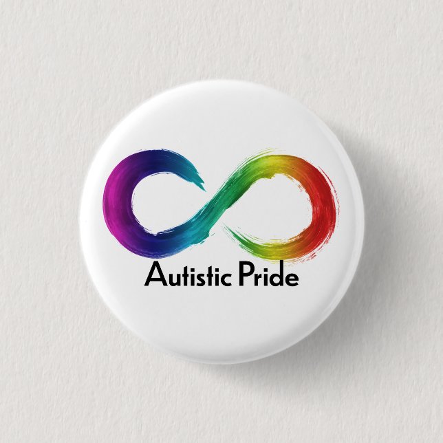 Autistic Pride Button (Front)