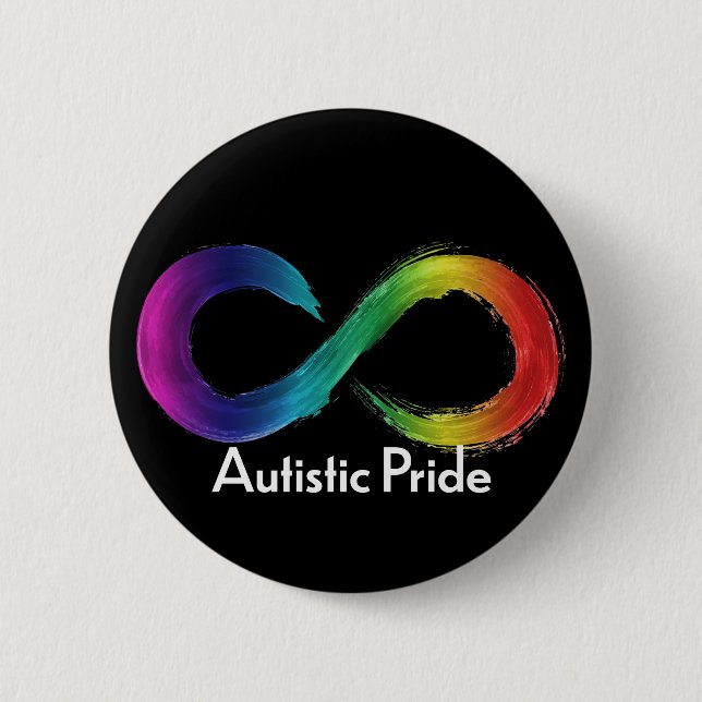 Autistic Pride Button (Front)