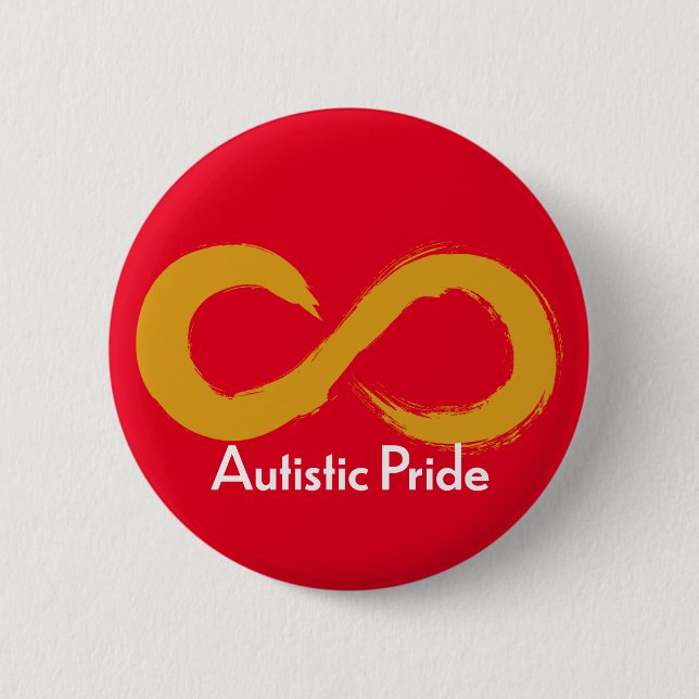 Autistic Pride Button (Front)