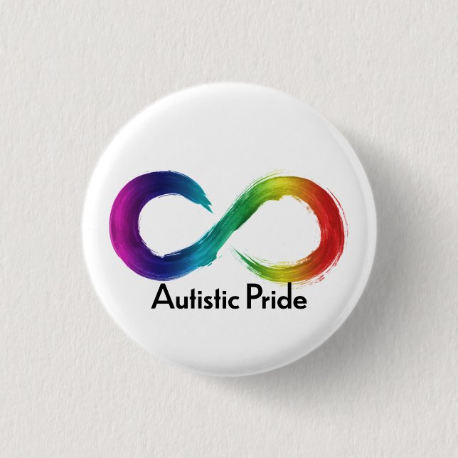 Autistic Pride Button (Front)
