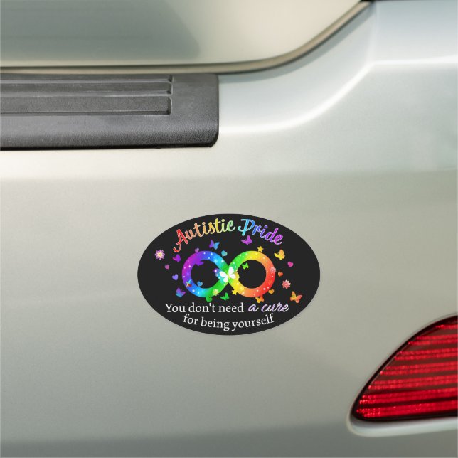 Autistic Pride Car Magnet (In Situ)