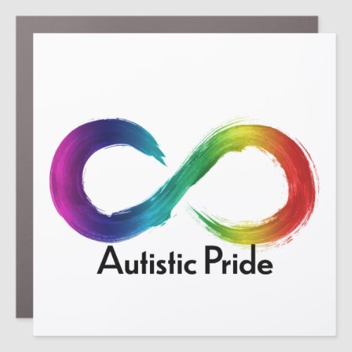 Autistic pride  car magnet