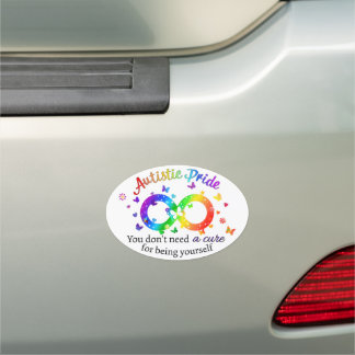 Autistic Pride Car Magnet