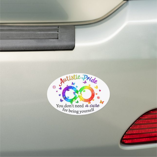Autistic Pride Car Magnet (In Situ)
