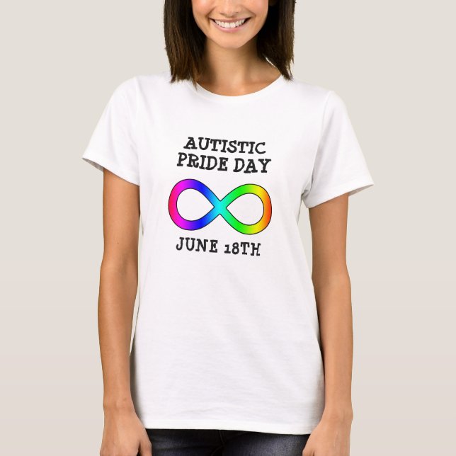 Autistic Pride Day June 18th Shirt (Front)