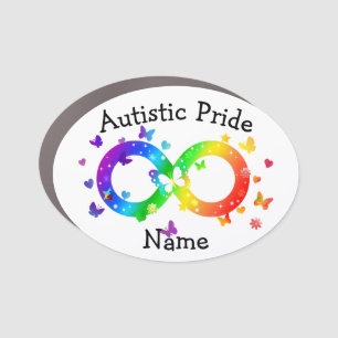 Autistic Pride Infinity Symbol Car Magnet
