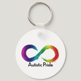 Autistic pride keychain