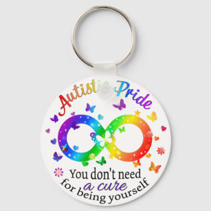 Autistic Pride Keychain