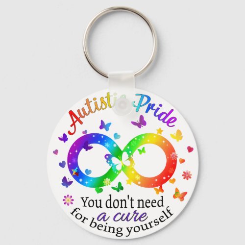 Autistic Pride Keychain