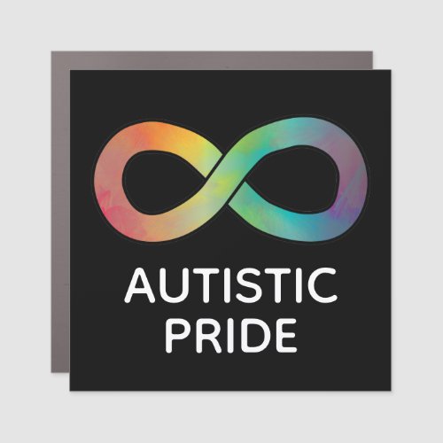 Autistic Pride Neurodiversity Acceptance Car Magnet