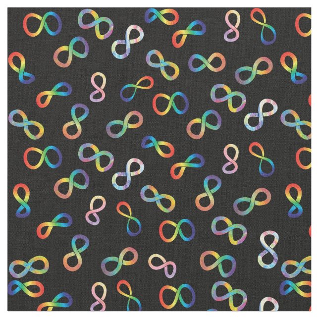 Autistic Pride Neurodiversity Acceptance Fabric (Close Up)