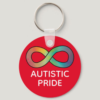 Autistic Pride Neurodiversity Acceptance  Keychain