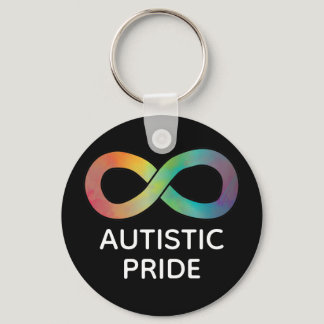 Autistic Pride Neurodiversity Acceptance Keychain