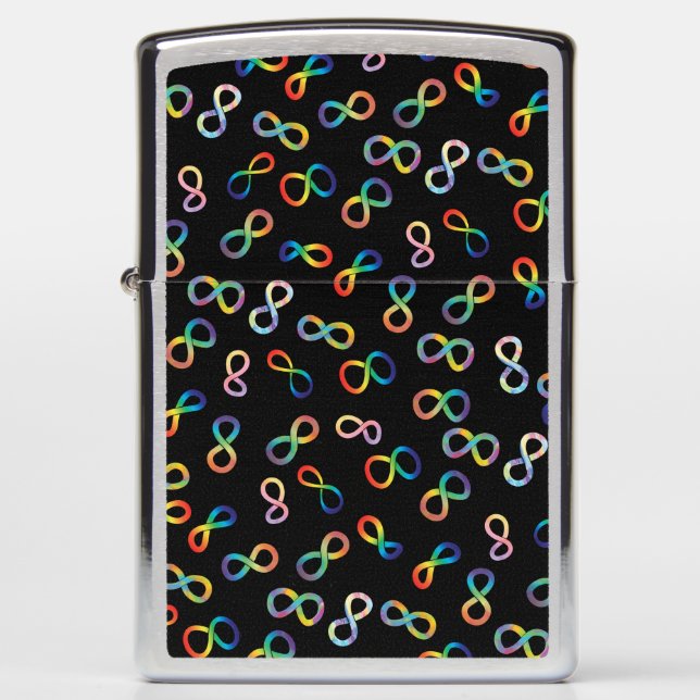 Autistic Pride Neurodiversity Acceptance Zippo Lighter (Front)