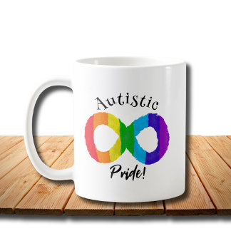 Autistic Pride Neurodiversity Autism Rainbow Coffee Mug