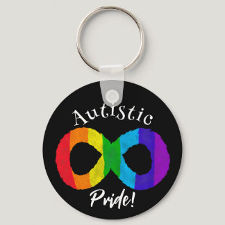 Autistic Pride Neurodiversity Autism Rainbow Keych Keychain