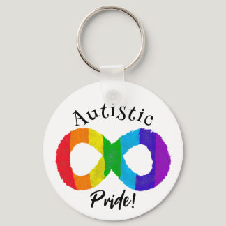 Autistic Pride Neurodiversity Autism Rainbow Keychain