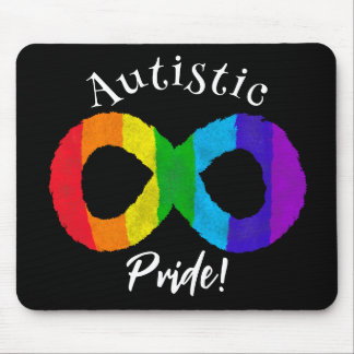 Autistic Pride Neurodiversity Autism Rainbow Mouse Pad