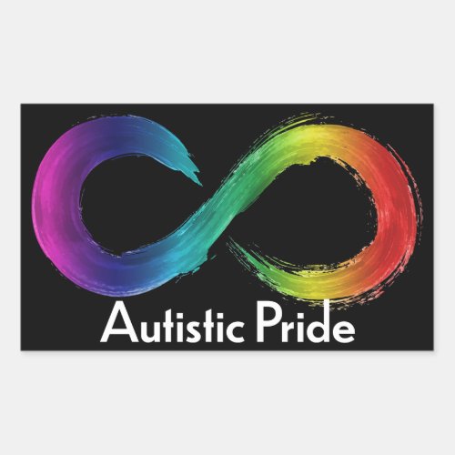 Autistic Pride Rectangular Sticker