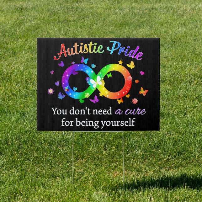 Autistic Pride Sign (Insitu)