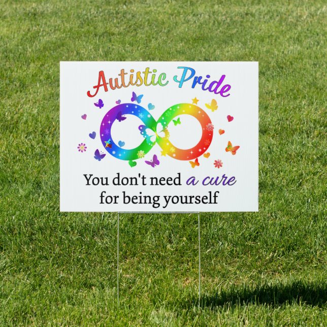 Autistic Pride Sign (Insitu)