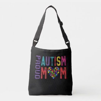 Autistic | Proud Autism Mom Puzzle Piece Crossbody Bag