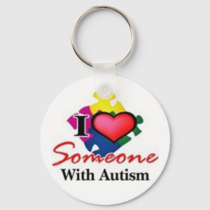 autistic someone keychain