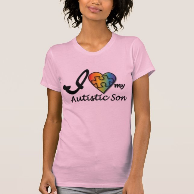 autistic son T-Shirt (Front)