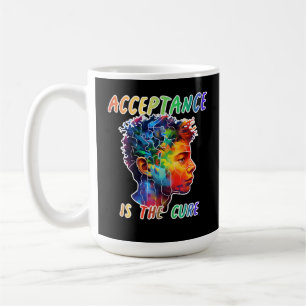 Autistic spectrum Acceptance is the cure Coffee Mug