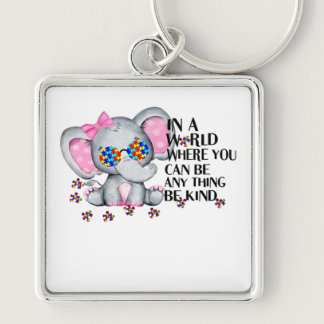 Autistic | Where You Can Be Anything Be Kind Keychain