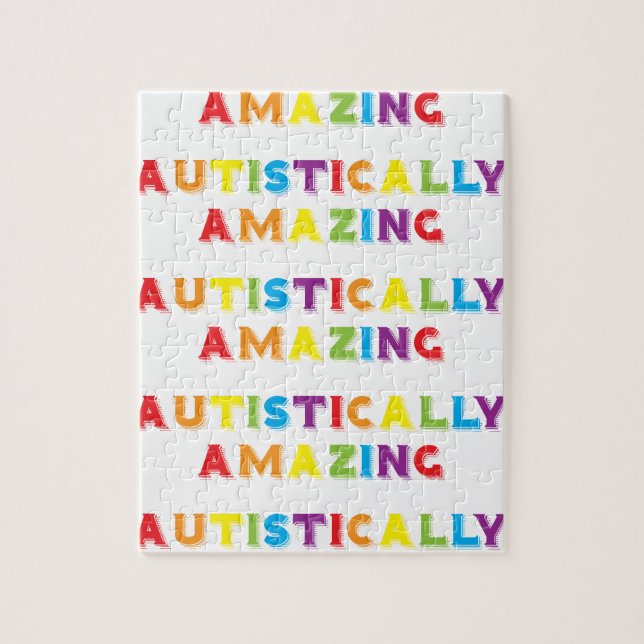 Autistically Amazing Jigsaw Puzzle (Vertical)
