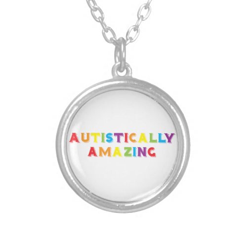 Autistically Amazing Silver Plated Necklace