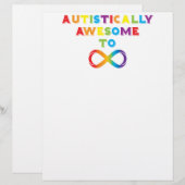 Autistically Awesome To Infinity (Front/Back)