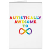 Autistically Awesome To Infinity (Front)