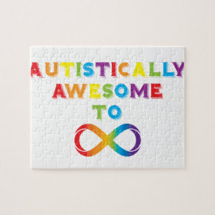 Autistically Awesome To Infinity Jigsaw Puzzle