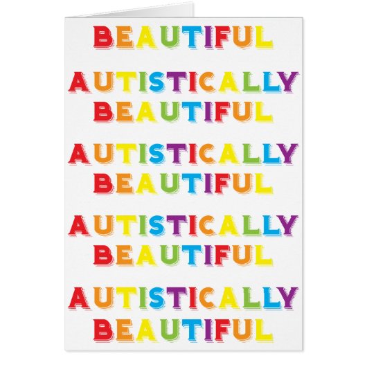 Autistically Beautiful (Front)