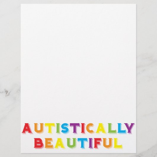 Autistically Beautiful (Front)