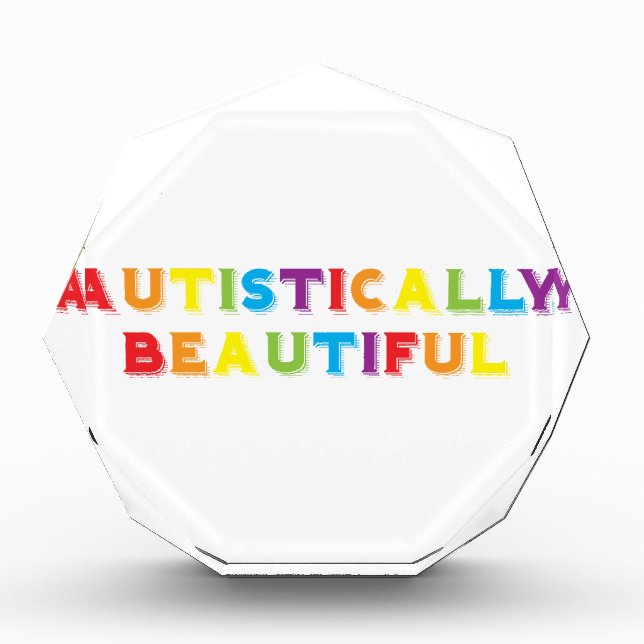 Autistically Beautiful Award (Front)