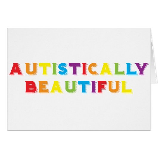 Autistically Beautiful Cards (Front Horizontal)