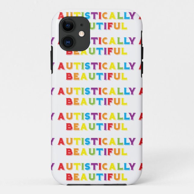 Autistically Beautiful Case-Mate iPhone Case (Back)