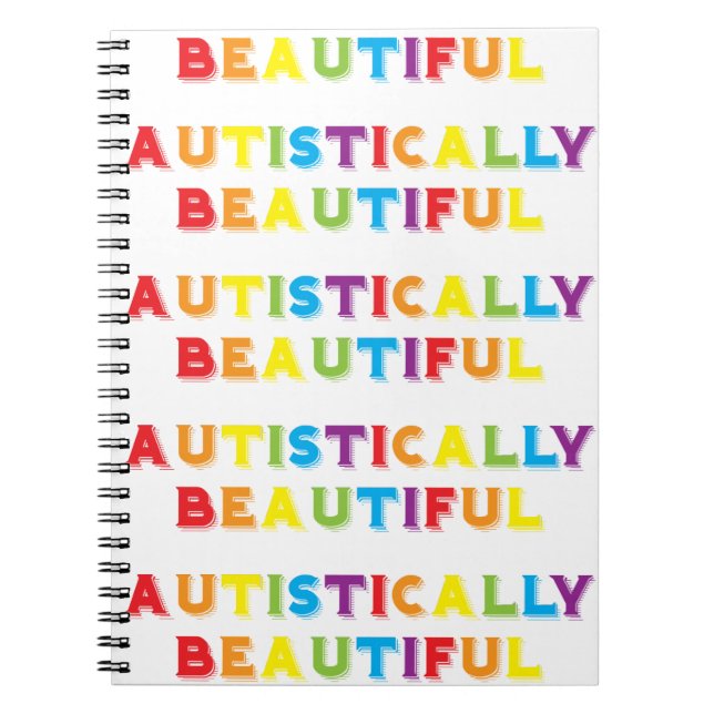 Autistically Beautiful Notebook (Front)