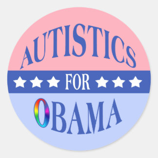 Autistics for Obama 2 Stickers
