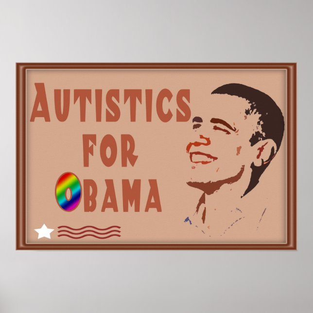Autistics for Obama Poster (Front)