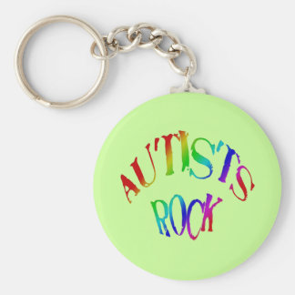 Autists Rock Keychain