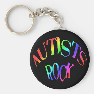 Autists Rock Keychain